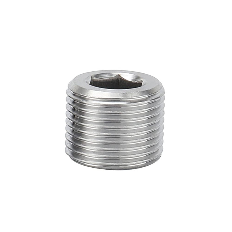 [Australia - AusPower] - Avanty Stainless Steel 304 Forged Pipe Fitting Socket Hex Head Plug 1" NPT Male (Pack of 2) 