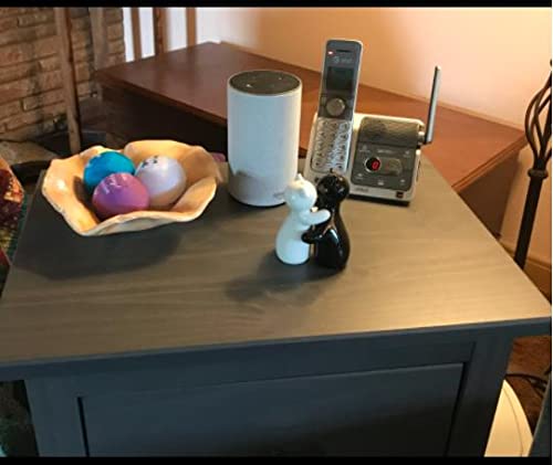 [Australia - AusPower] - Holitika Cute Salt and Pepper Shakers, Funny Ceramic Jar Kitchen Accessories Set, Hugging Cat Couple Set, Chip-free Ceramic, Easy to Refill & Dispense- Perfect for Gift, White & Black Set,S1 S1 