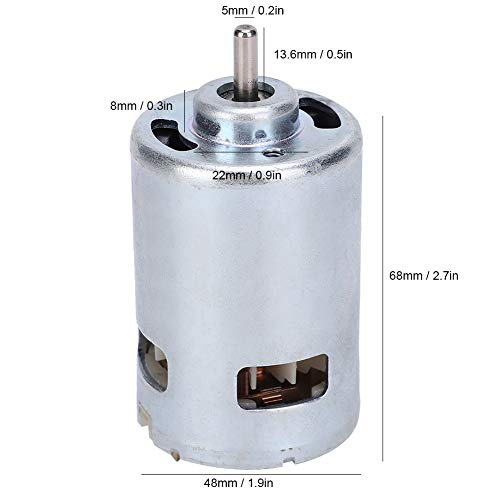 [Australia - AusPower] - DC Motor DC12-24V 280W 885 Gear Motor High Speed Silent Electric Motors Electronic Component Motor for DIY Generator Power Equipment 