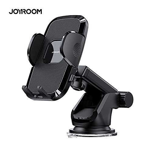[Australia - AusPower] - BENTEC Phone Mount for Car Windshield & Dashboard Phone Holder Universal Cell Phone Automobile Cradle Long Arm Suction Compatible with iPhone Samsung Galaxy (Black) Black 