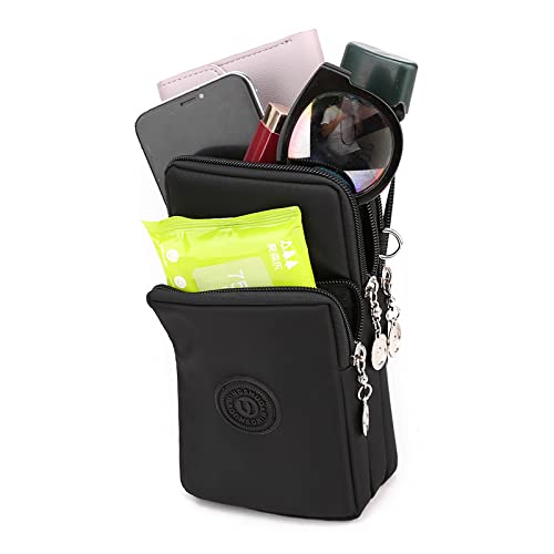 [Australia - AusPower] - Running Crossbody Bag Wristband Sports Armband Arm Bands Cell Phone Purse for Samsung Galaxy S22/ S22+/ S21/ S20/ A52/ A51/ A31/ iPhone SE/ 11/12/ 13/ OnePlus 9/ 8T/ 8/ Nord N200 5G (Purple) Purple 