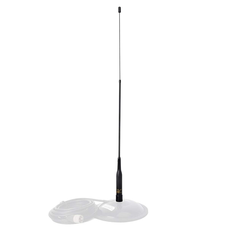 [Australia - AusPower] - HYS Tri-Band VHF UHF 137-174/180-260/400-480MHz 100W 20inch 2.15dBi/5.2dBi PL-259 UHF Male Soft Telescopic Antenna for Yaesu Kenwood Motorola Taxi Bus Vehicle Amateur Ham Mobile Radio Transceiver 