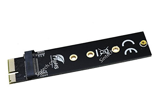 [Australia - AusPower] - Sintech Nvme PCIe,M.2(NGFF) M Key SSD to PCI-e X1 Adapter Card,Compatible for Samsung 960 970 Evo PCIe 1X 