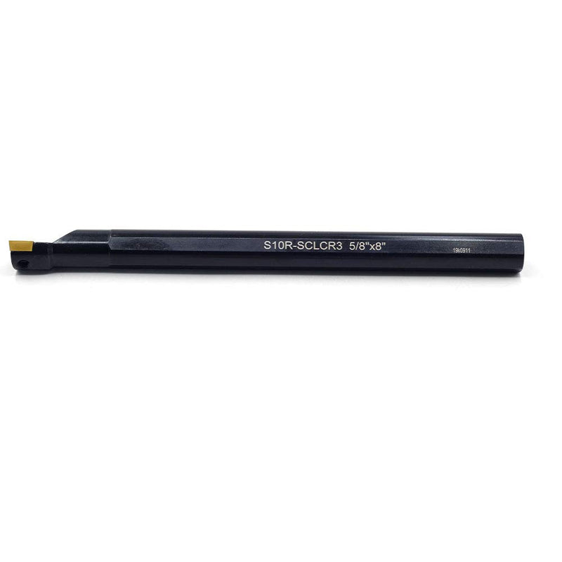 [Australia - AusPower] - OSCARBIDE Indexable Boring Bar 5/8'' x 8''Right-Hand Sclcr Boring Bar with CCMT09T304(CCMT32.5),1 Piece 