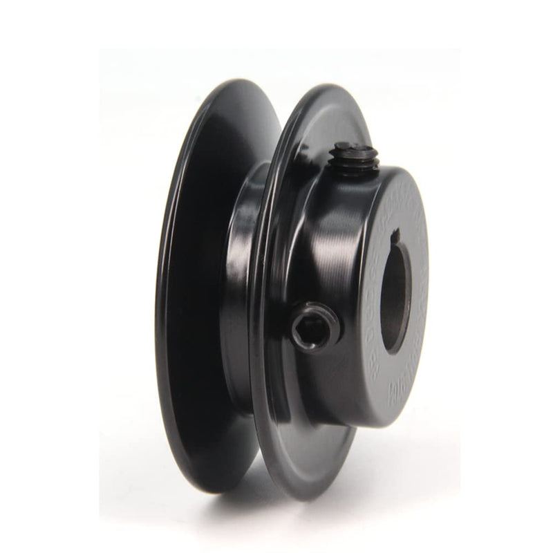 [Australia - AusPower] - Zeberoxyz AK25 Single Groove Web Sheaves,2.5" OD 5/8" Bore V-Belt Sheave Cast Iron for V-Belt (5/8"Bore-2.5"OD, 1 Groove) 5/8"Bore-2.5"OD 