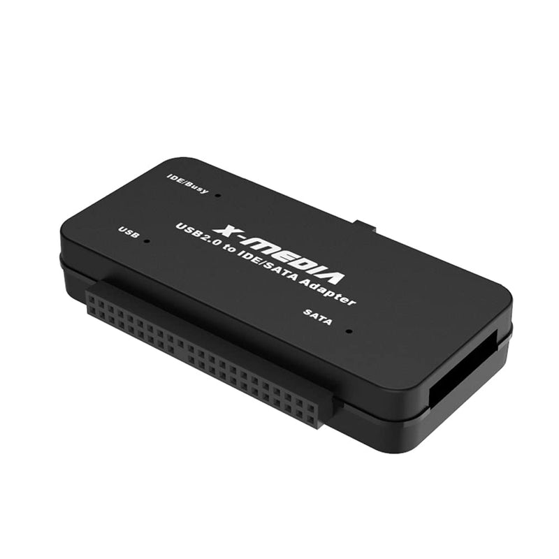 [Australia - AusPower] - X-MEDIA XM-UB2235S USB 2.0 to IDE SATA Adapter Converter, External Hard Disk Reader/Adapter - Support 2.5/3.5-Inch HDD/SSD Hard Disk Drive 