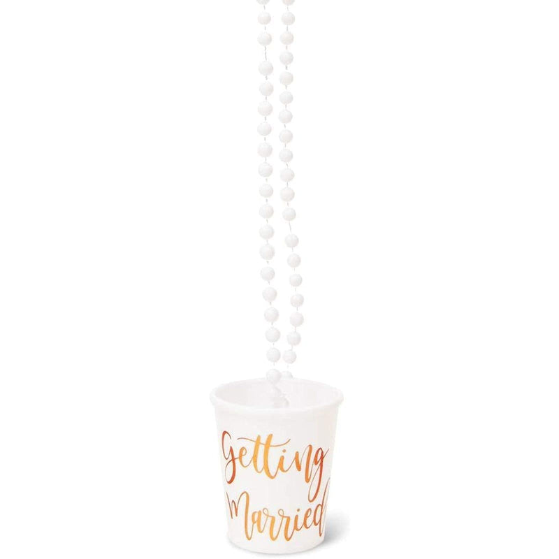 [Australia - AusPower] - Beaded Bridal Shot Glass Necklaces for Bachelorette Party Supplies (12-Pack) 