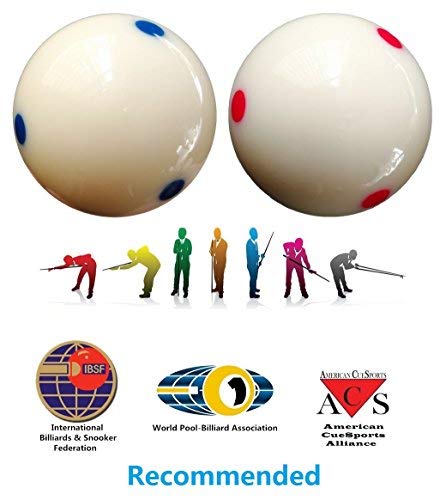[Australia - AusPower] - Loto AAA-Grade PRO Cup Standard Pool-Billiard Cue Ball with 6 Dots (2-1/4'', 6 oz) 