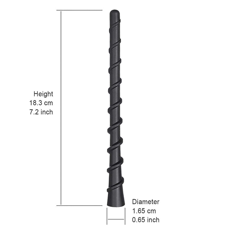 [Australia - AusPower] - Bingfu Vehicle Rubber Antenna Mast Car Truck Antenna Replacement for GM Chevy Chevrolet Silverado 1500 2500 3500 Colorado Equinox Trailblazer Trax Sonic GMC Sierra 1500 2500 3500 Denali Terrain Yukon 