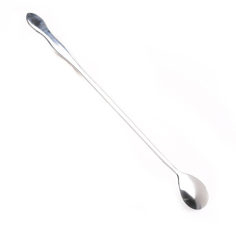 [Australia - AusPower] - SellerWay Long Handle Spoon, 12-inch Stainless Steel Iced Teaspoon for Mixing, Cocktail Stirring, Coffee, Set of 6 Round head 12.6" set of 6 