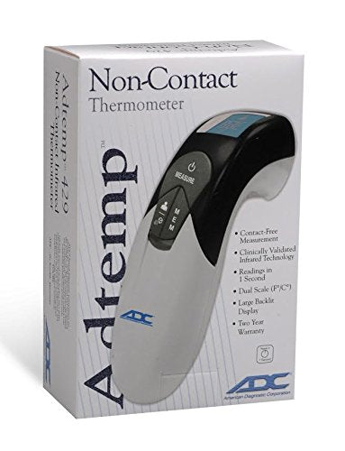 [Australia - AusPower] - ADC Non-Contact Infrared Thermometer, Adtemp 429, White 