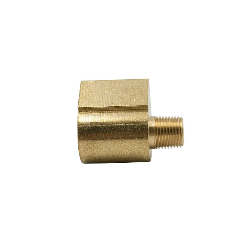 [Australia - AusPower] - Legines Brass Inverted Flare Fitting, Barstock Brake Line 90 Degree Male Elbow, 5/16" Tube OD x 1/8" NPT Male, Pack of 2 