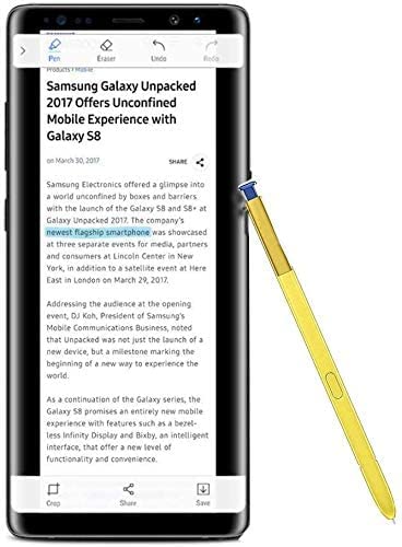 [Australia - AusPower] - Galaxy Note 9 Stylus Replacement for Samsung Galaxy Note 9 SM-N960 Pen Note 9 Pen Note9 Stylus Pen(with Bluetooth) + USB to Type-C Adapter + Tips/Nibs Replacement+Eject Pin (Purple) Purple 