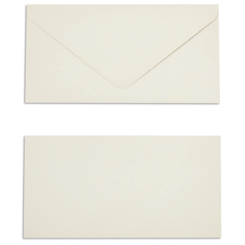 [Australia - AusPower] - 60 Sheets Vintage Stationery Paper and Envelopes Letter Set, Gold Border (7.25 x 10.2 In) 