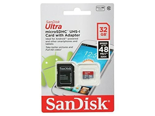 [Australia - AusPower] - Professional Ultra SanDisk 32GB MicroSDHC Card for Samsung Galaxy S4 Mini Smartphone is custom formatted for high speed, lossless recording! Includes Standard SD Adapter. (UHS-1 Class 10 Certified 48MB/sec) 