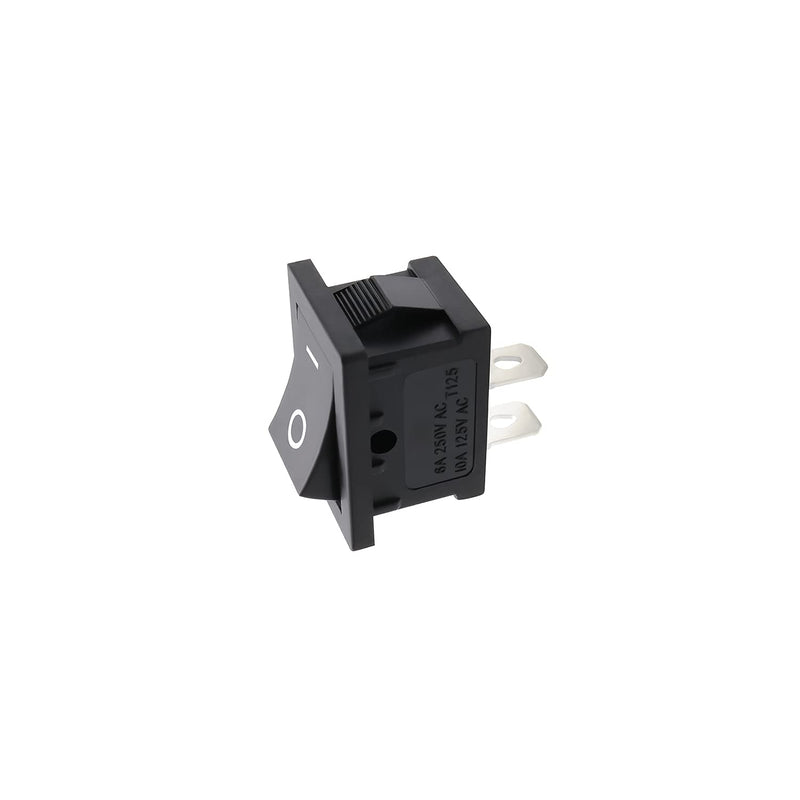[Australia - AusPower] - ZUPAYIPA 15 Pcs AC 6A/250V 10A/125V 2 Solder Lug SPST On/Off Mini Boat Rocker Switch Car Auto Boat Round Rocker 2 Pin Toggle SPST Switch Snap 