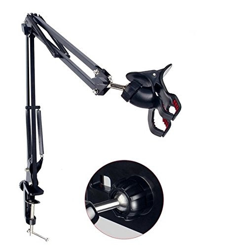 [Australia - AusPower] - 33'' Articulating Arm Phone Mount Stand for Baking Crafting Demo Videos/Live Streaming - Acetaken 