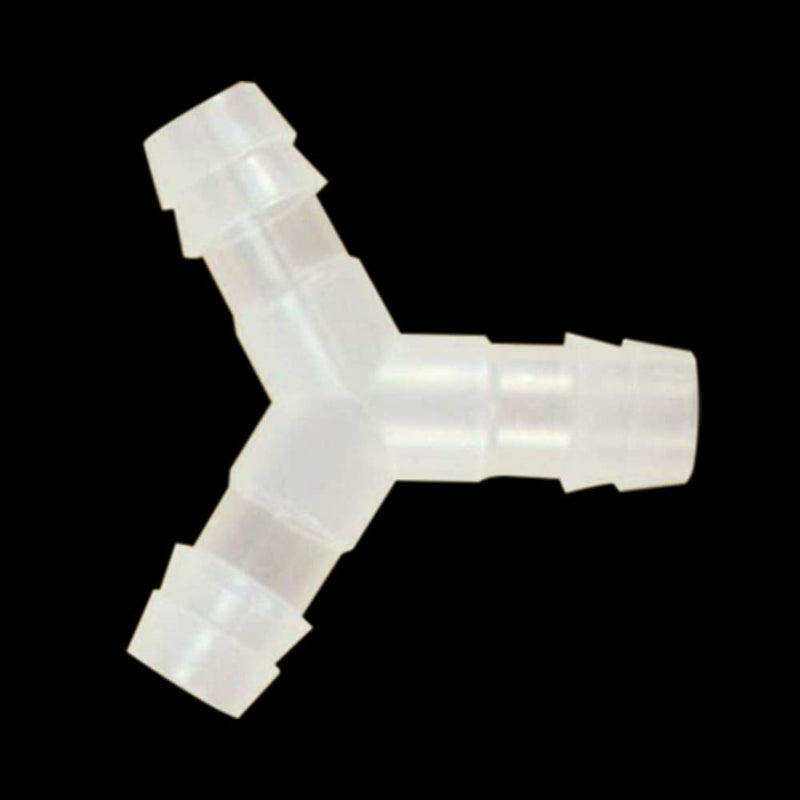 [Australia - AusPower] - Metaland Plastic 1/4" Hose Barb 3 Way Wye Y Shape Barbed Polypropylene Splitter Fitting Splicer for Water Fuel Air (Pack of 6) 