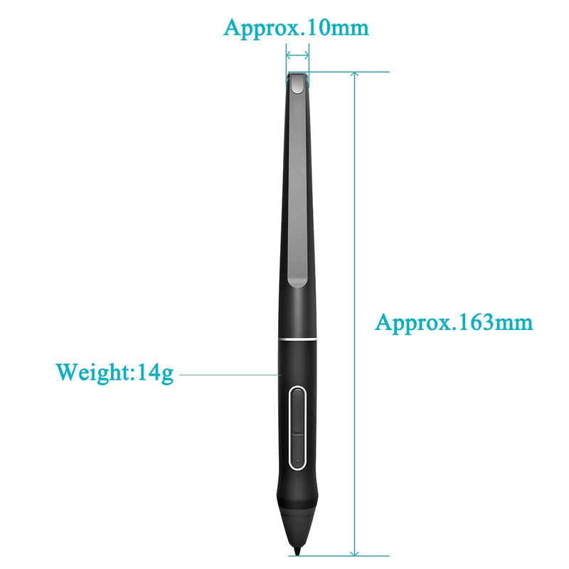 [Australia - AusPower] - Yoidesu Stylus Pen, PW507 Portable Stylus Pens for Touch Screens High Sensitivity Digital Tablet Stylus for HUION Tablet Kamvas Pro 12/13/16/Kamvas 16/20 