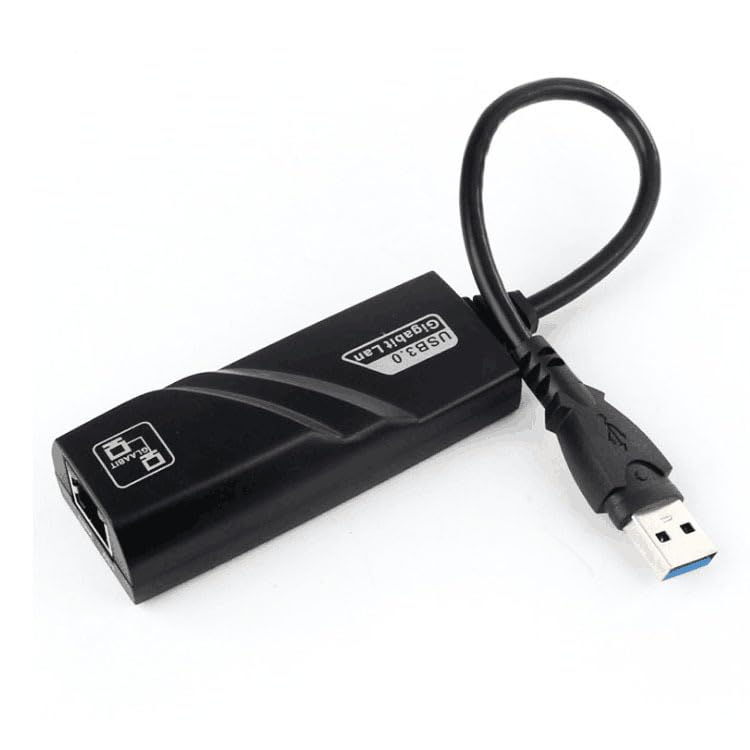 [Australia - AusPower] - USB 3.0 Gigabit Ethernet LAN RJ45 10/100/1000Mbps Network Adapter for Windows PC Mac 