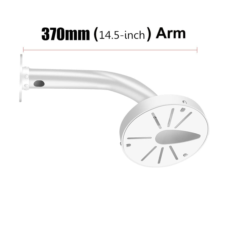 [Australia - AusPower] - V-Fiabilidad Dome Camera J-Type Wall Mount Bracket, 370mm/14.56" Security Camera Mount Universal Camera Wall Mounting Bracket/IP Camera for CCTV Surveillance Camera 