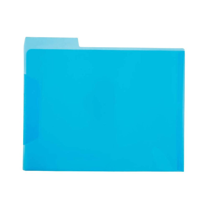 [Australia - AusPower] - Staples Translucent Poly File Folders, Assorted, 6/Pack 