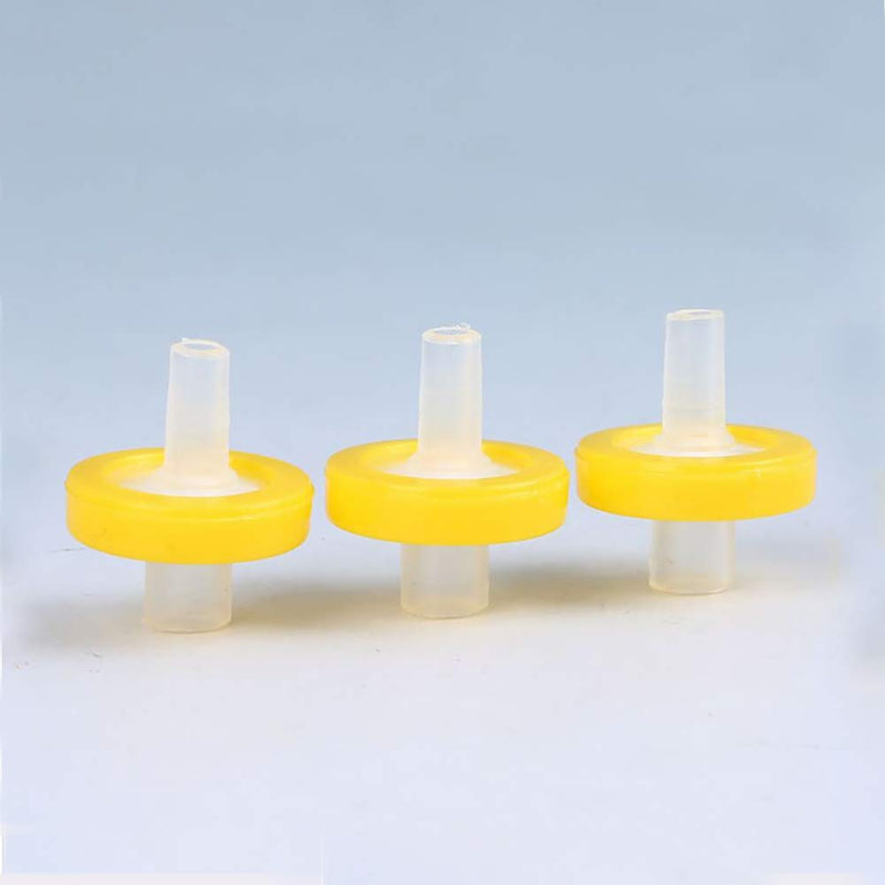 [Australia - AusPower] - LabZhang 24pcs Syringe Filter,Syringe Lab Filters,PES Hydrofilic Membrane 25mm Diameter 0.22um Pore Size,Non Sterile Filtration,Yellow(PES-25mm 0.22um) yellow PES 