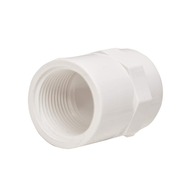 [Australia - AusPower] - FangKingNo 5pcs 1.25Inch White PVC Female Adapter Pipe Fittings (Socket x Female Pipe Thread) Coupling with Female Hose Thread Schedule 40 (1 1/4") pack of 5 1 1/4 Inch 