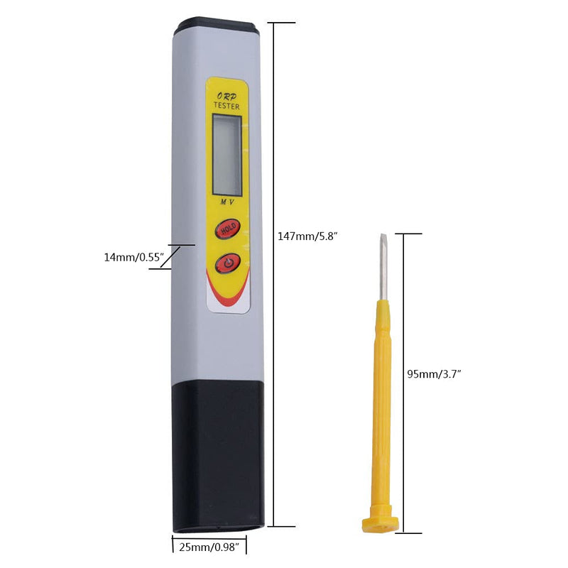 [Australia - AusPower] - Meichoon ORP Tester Meter -1999mV~1999mV Millivolts Redox Digital Pen-Type for Drinking Water, Swimming Pool and Aquarium DH06 
