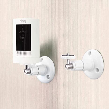[Australia - AusPower] - Wall Mount for Ring Indoor Cam & Ring Stick Up Cam, 360 Degree Adjustable Mount Bracket for Ring Camera Outdoor Indoor Security Camera System(3 Pack) 3Pack 
