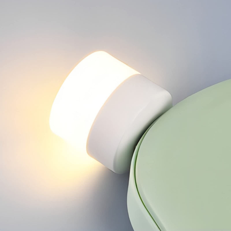 [Australia - AusPower] - DASITON Plug in LED Night Light Mini USB LED Light Flexible USB LED Ambient Light Mini USB LED Light, LED Portable car Bulb, Indoor, Outdoor, Reading, Sleep (4 Warm Light) 4 Warm Light 