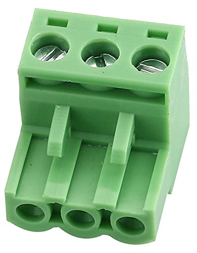 [Australia - AusPower] - Luo QiuFa 10Pcs KF2EDG 5.08mm Pitch 3P Pluggable Teminal Blocks Connector Socket 