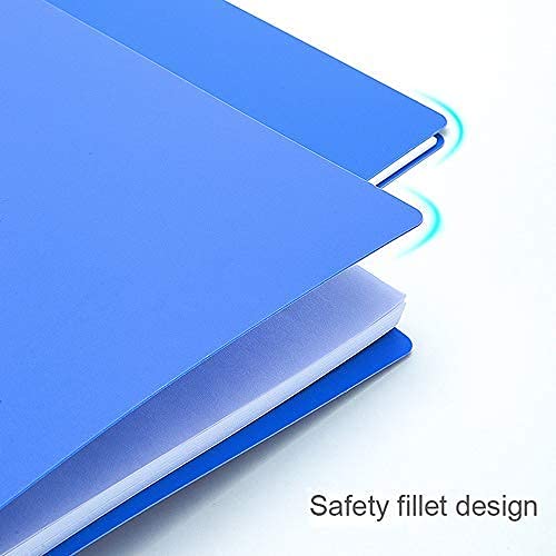 [Australia - AusPower] - Two Clip Document File Folder for A4 Paper Binder,4 Pack, Desk Organizer PP Plastic Materials Office Stationery Supplies (4 Pack (2 Clip）4 Colors) 4 pack (2 Clip）4 Colors 