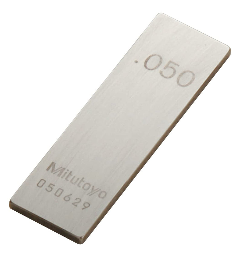 [Australia - AusPower] - Mitutoyo - 611195-541 Steel Rectangular Gage Block, ASME Grade AS-1, 0.5" Length 0.355 Inches 1.181 inches 0.5 Inches 