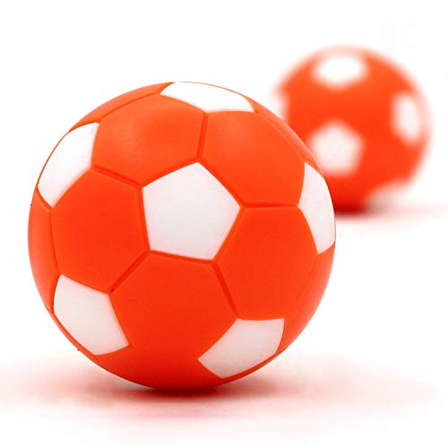 [Australia - AusPower] - OuMuaMua 9pcs Foosball Table Balls 1.42 Inch Table Soccer Balls for Foosball Tabletop Game Foosball Accessory Replacements Multicolor 