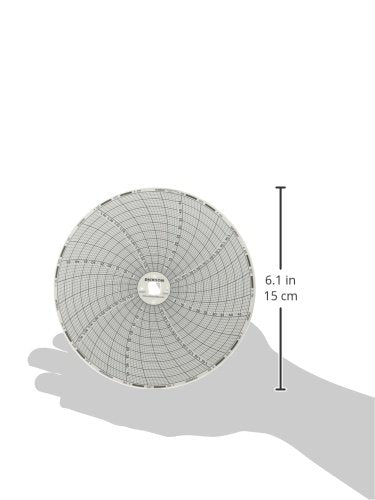 [Australia - AusPower] - Dickson C663 Chart Paper, 7-Day, 0-50°C, 6" (Pack of 60) 