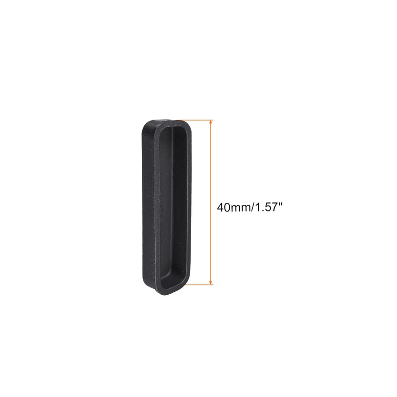 [Australia - AusPower] - Rebower DB25 Anti Dust Plug Port Dust Silicone Covers Caps Stoppers, [for Computer PC Laptop] - Black/10pcs 