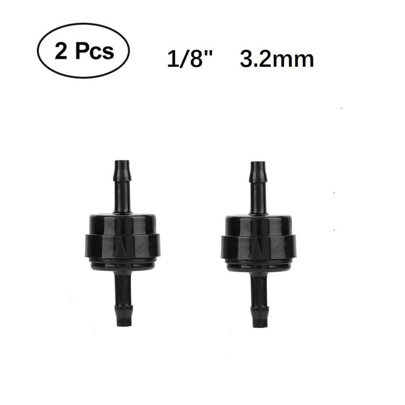 [Australia - AusPower] - BBTUS 1/8" 3.2mm PA66 Automotive Oil Line Spring Check Valve, Car Fuel Spring Check Valve, High Temperature and Corrosion Resistance one-way Oil Pump Check Valve 