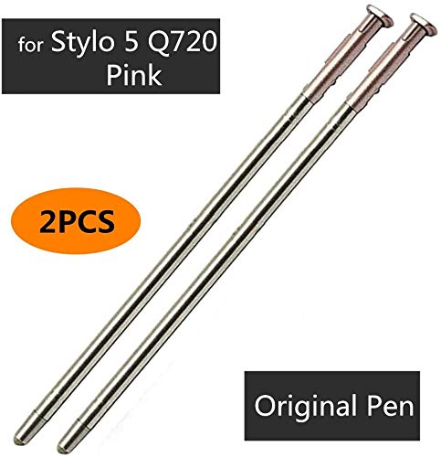 [Australia - AusPower] - 2PCS Stylo 5 Stylus Pen Replacement Stylus Touch S Pen for LG Stylo 5 / Stylo 5+ Q720AM Q720VS Q720MS Q720PS Q720CS Q720MA Stylus Touch S Pen (Pink) 2PCS Pink 
