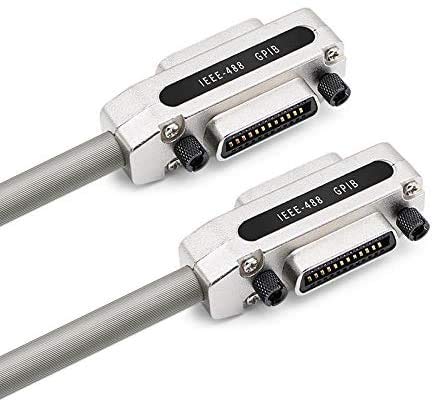 [Australia - AusPower] - Xximuim IEEE-488 Cable GPIB Cable Metal Connector Adapter Plug and Play 1/1.5/2 Meter (1.5 Meter) 1.5 Meter 