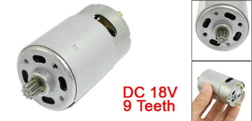[Australia - AusPower] - uxcell DC 18V 32000RPM 9 Teeth Shank Gear Motor for Rechargeable Electric Drill 