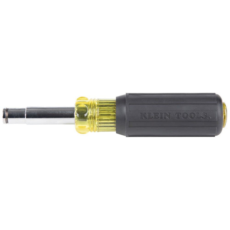 [Australia - AusPower] - Klein Tools 32500MAG Magnetic Multi-Bit Screwdriver / Nut Driver, 11-in-1 Multi Tool with 8 Bits, 3 Nut Driver Sizes, Cushion Grip Handle 