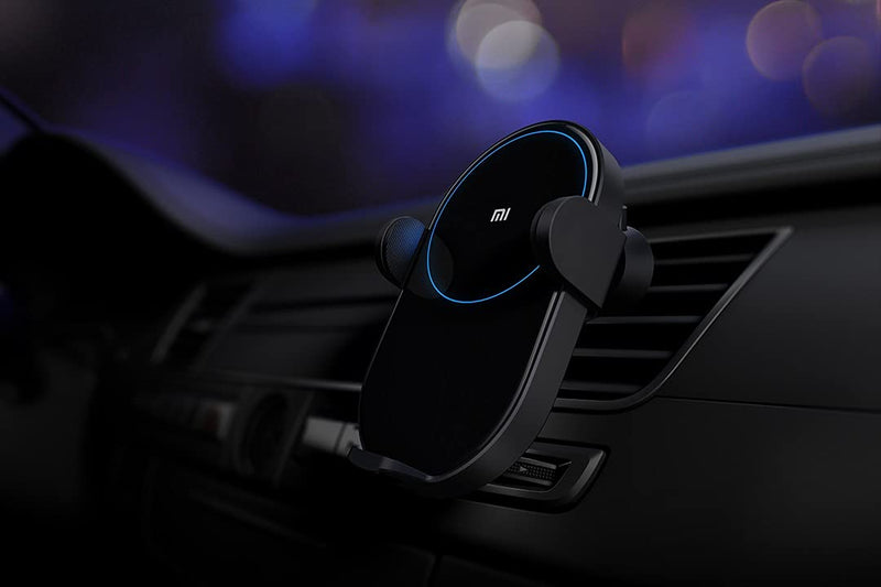[Australia - AusPower] - Xiaomi Infrared Sensor Wireless Car Charger Electric Auto Pinch Ring Lit Charging 