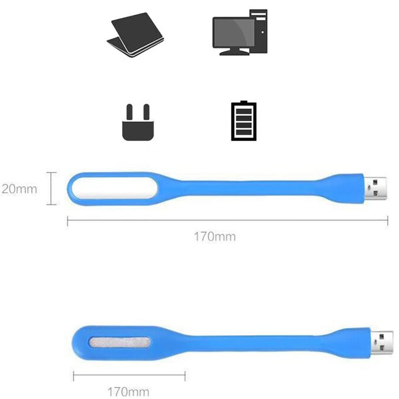 [Australia - AusPower] - USB LED Lights, Adjustable Reading Lamp LED Lamp,for Notebook Laptop, Desktop,MAC Computer Keyboard (A) A 