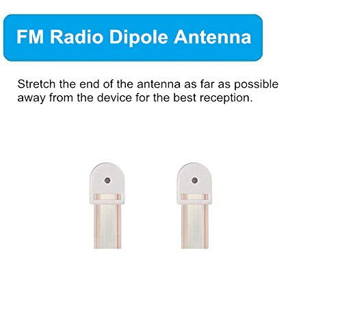 [Australia - AusPower] - FM Antenna for Bose Wave Radio, Ancable F Type Ant with 3.5mm to Coaxial Adapter 