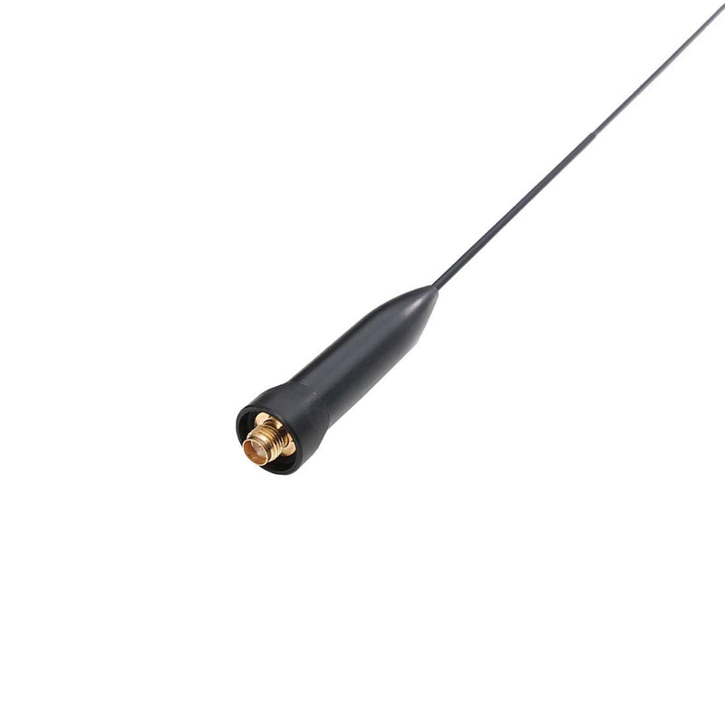 [Australia - AusPower] - GRA-SMA24 SMA-Female 144-146/430-440 MHz 2M/70cm Super-Elastic Memory Steel Flexible Vertical Handheld Dual-Band Antenna, 15.75 inch 