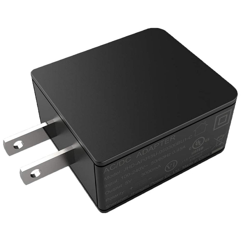 [Australia - AusPower] - 5V 3A USB Wall Charger [UL Certified] Power Adapter for Abramtek E600 E500 Bluetooth Speakers 
