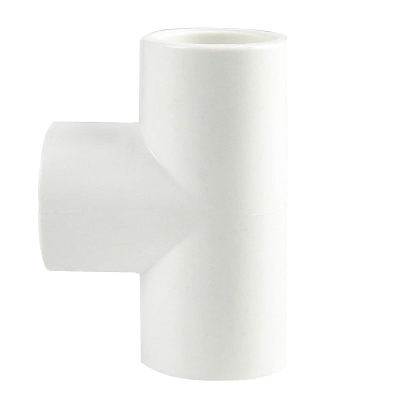 [Australia - AusPower] - FangKingNo 10pcs 1" 3-WayTee PVC fittings Pipe Fitting Coupling Adapter(Socket x Socket x Socket) Schedule 40 PVC Easy to Install and High Tensile for Home or Industrial Use-10pack （1 Inch) 10 1 Inch 