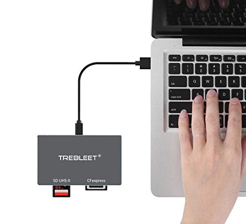 [Australia - AusPower] - Dual-Slot CFexpress Type B and SD 4.0 UHS-II Card Reader USB 3.2 Gen 2 10Gbps, Compatible for Thunderbolt 3 USB3.1 and USB 3.0 ,Support Windows/Mac OS UHS-II&Cfexpress Type-B 
