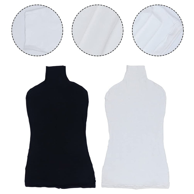 [Australia - AusPower] - Baluue 2pcs Female Dress Form Mannequin Torso Body Cover Mannequin Tailors Dummy Body Lace Cover for Clothing Jewelry Display Model Display 